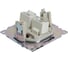 Механизм розетки компьютерной 2-местной STEKKER RJ-45, GLS00-7109-04, серия Катрин, шоколад, 50006 5