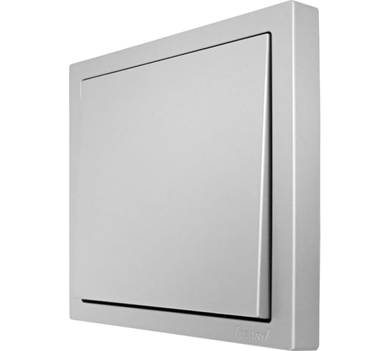 Выключатель Lezard ZIMA серый матовый безвинтовой зажим/клемма 704-7488-100QC