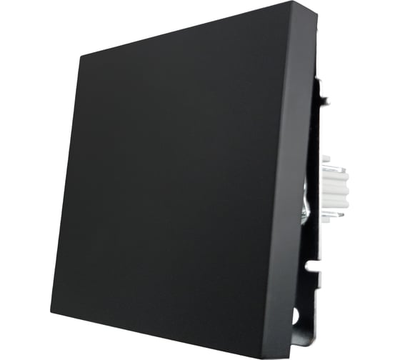 Выключатель Lezard ZIMA черный бархат безвинтовой зажим/клемма 704-4288-100QC