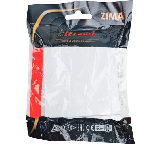 Выключатель Lezard ZIMA белый безвинтовой зажим/клемма 704-0288-100QC
