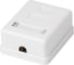 Экранированная компьютерная розетка Retic на 1 порт RJ-45, 8p8c, cat. 5e, на плате 10 шт J-8P8C-C5e-SH-1P-TWCS/10 8