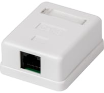 Компьютерная розетка Retic на 1 порт RJ-45, 8p8c, cat. 6, на плате 10 шт J-8P8C-C6-1P-TWCS/10