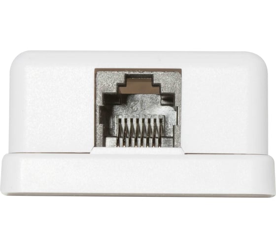 Компьютерная розетка Retic на 1 порт RJ-45, 8p8c, cat. 6, на плате 100 шт J-8P8C-C6-1P-TWCS/100