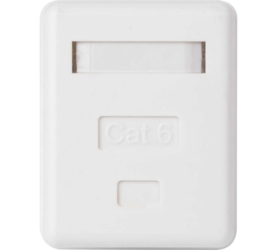 Экранированная компьютерная розетка Retic на 1 порт RJ-45, 8p8c, cat. 6, на плате 100 шт J-8P8C-C6-SH-1P-TWCS/100