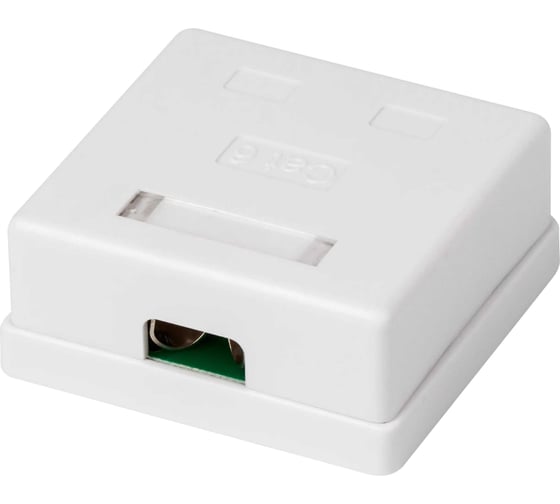 Экранированная компьютерная розетка Retic на 2 порта RJ-45, 8p8c, cat. 6, на плате 100 шт J-8P8C-C6-SH-2P-TWCS/100