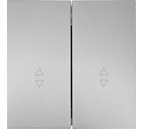 Выключатель Lezard ZIMA проходной 2-ой серый матовый безвинтовой зажим/клемма 704-7488-106QC