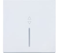 Выключатель Lezard ZIMA проходной с подсветкой белый безвинтовой зажим/клемма 704-0288-114QC