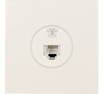 Розетка телефонная Lezard ZIMA евро слоновая кость 704-9088-137