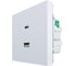 Розетка Lezard ZIMA TC+ USB разъем, белая 704-0288-192TC 2