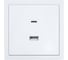 Розетка Lezard ZIMA TC+ USB разъем, белая 704-0288-192TC 4