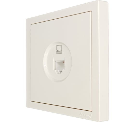 Розетка компьютерная Lezard ZIMA слоновая кость 704-9088-139