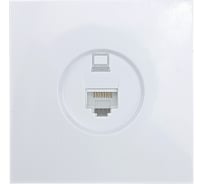 Розетка компьютерная Lezard ZIMA белая 704-0288-139