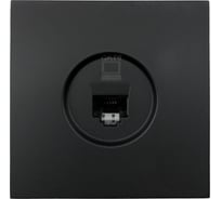 Розетка компьютерная Lezard ZIMA черный бархат 140 704-4288-140