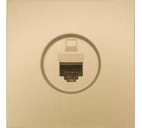 Розетка компьютерная Lezard ZIMA золото 704-3688-139