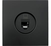 Розетка компьютерная Lezard ZIMA черный бархат 704-4288-139