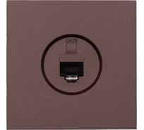 Розетка компьютерная Lezard ZIMA шоколад 140 704-7388-140