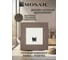 Розетка компьютерная Luxar Mosaic с/у RJ-45 белая/титан с рамкой (20.045.01) 4606400430377 3
