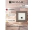 Розетка компьютерная Luxar Mosaic с/у RJ-45 белая/титан с рамкой (20.045.01) 4606400430377 4
