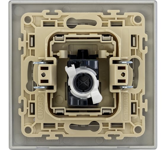 Розетка компьютерная Luxar Mosaic с/у RJ-45 титан/серебро с рамкой (20.045.05) 4606400430582
