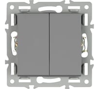 Механизм выключателя Arlight двухклавишный проходной SWT-MKP2-PL-GR 1шт 043729