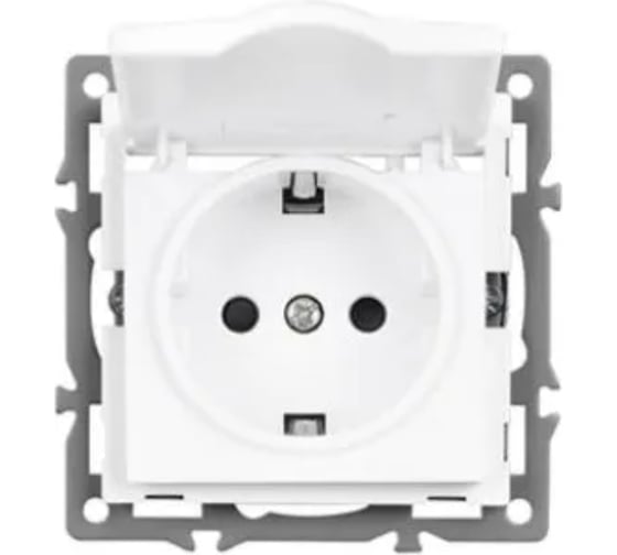 Механизм розетки Arlight влагозащищённый SCT-MCP-PL-WH 1шт 043745