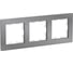 3-местная рамка Systeme Electric AtlasDesign Nature мрамор айс грей ATN343203 1