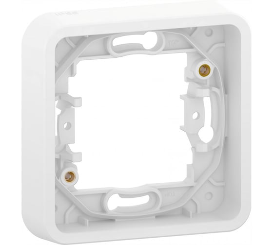 1-местная рамка Systeme Electric Mureva Styl без винтов белый IP55 MUR39107 1