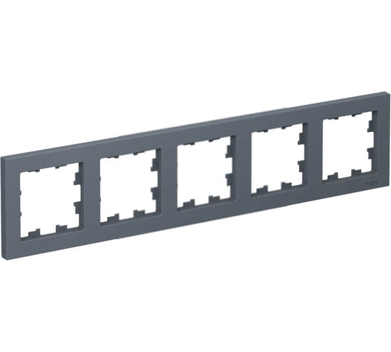 5-местная универсальная рамка Systeme Electric AtlasDesign грифель ATN000705 1