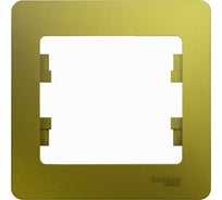 1-местная рамка Systeme Electric Glossa фисташковый GSL001001