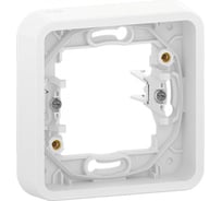 1-местная рамка Systeme Electric Mureva Styl с винтами белый IP55 MUR39108