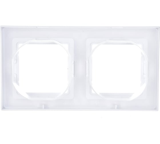 2-местная рамка Systeme Electric AtlasDesign Aqua IP44 белый SchE ATN440102