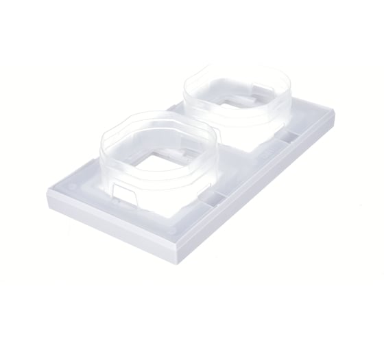 2-местная рамка Systeme Electric AtlasDesign Aqua IP44 белый SchE ATN440102