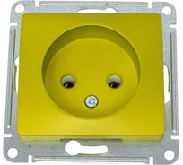 1-местный механизм розетки Systeme Electric скрытой проводки Glossa 16А IP20 250В без заземления фисташковый GSL001041