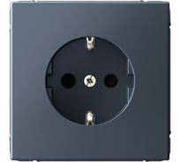 Розетка с заземлением со шторками Systeme Electric ArtGallery, 16 А, механизм, быстрозажимная клемма, ГРИФЕЛЬ GAL000745S