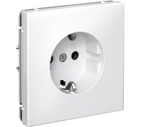 Розетка с заземлением Systeme Electric ArtGallery, 16 А, механизм, быстрозажимная клемма, ЛОТОС GAL001343S