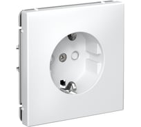 Розетка с заземлением со шторками Systeme Electric ArtGallery, 16 А, механизм, быстрозажимная клемма, ЛОТОС GAL001345S