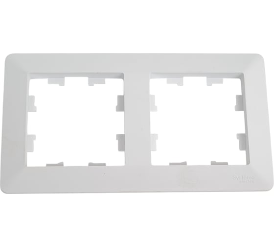 2-постовая рамка Systeme Electric ATLASDESIGN AIR лотос/дымчатый белый ATN221302 1
