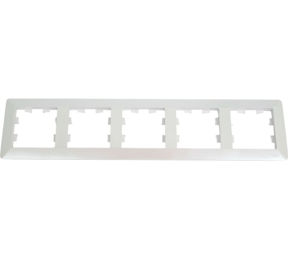 5-постовая рамка Systeme Electric ATLASDESIGN AIR жемчуг/дымчатый белый ATN220405 1
