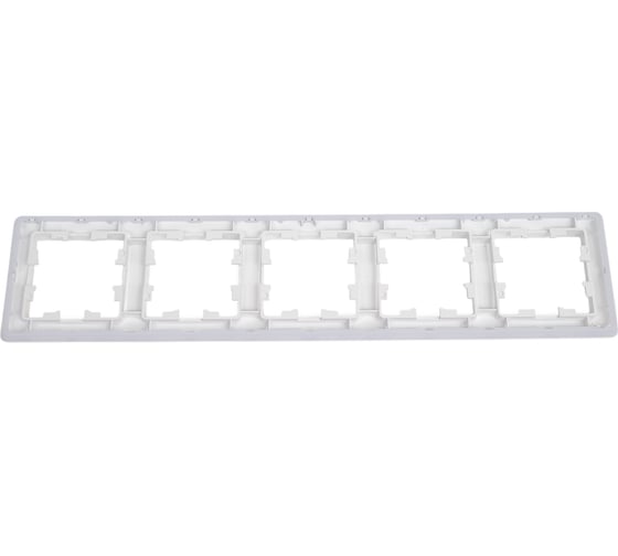 5-постовая рамка Systeme Electric ATLASDESIGN AIR жемчуг/дымчатый белый ATN220405