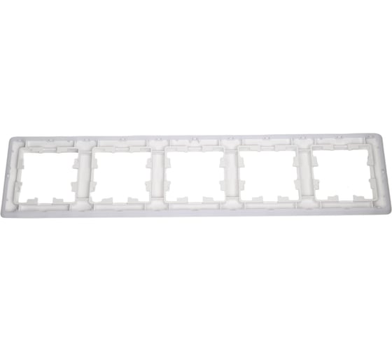 5-постовая рамка Systeme Electric ATLASDESIGN AIR жемчуг/дымчатый белый ATN220405