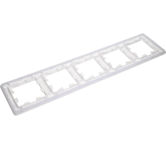 5-постовая рамка Systeme Electric ATLASDESIGN AIR жемчуг/дымчатый белый ATN220405
