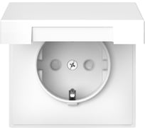 Розетка с заземлением со шторкой Systeme Electric ArtGallery, 16 А, IP20, механизм, быстрозажимная клемма, ЛОТОС GAL001346S