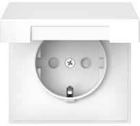 Розетка с заземлением Systeme Electric ArtGallery, 16 А, IP 20, механизм, шторка, быстрозажимная клемма, БЕЛЫЙ GAL000146S