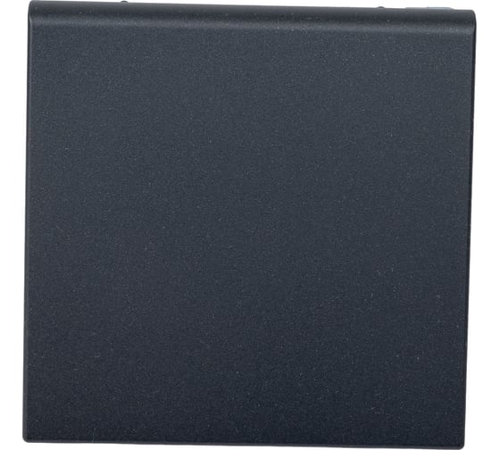 Розетка с заземлением со шторкой Systeme Electric ArtGallery, 16 А, IP20, механизм, быстрозажимная клемма, БАЗАЛЬТ GAL001446S 1