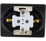 2-местная розетка Systeme Electric Glossa 16А с заземлением в сборе шоколад GSL000824 3