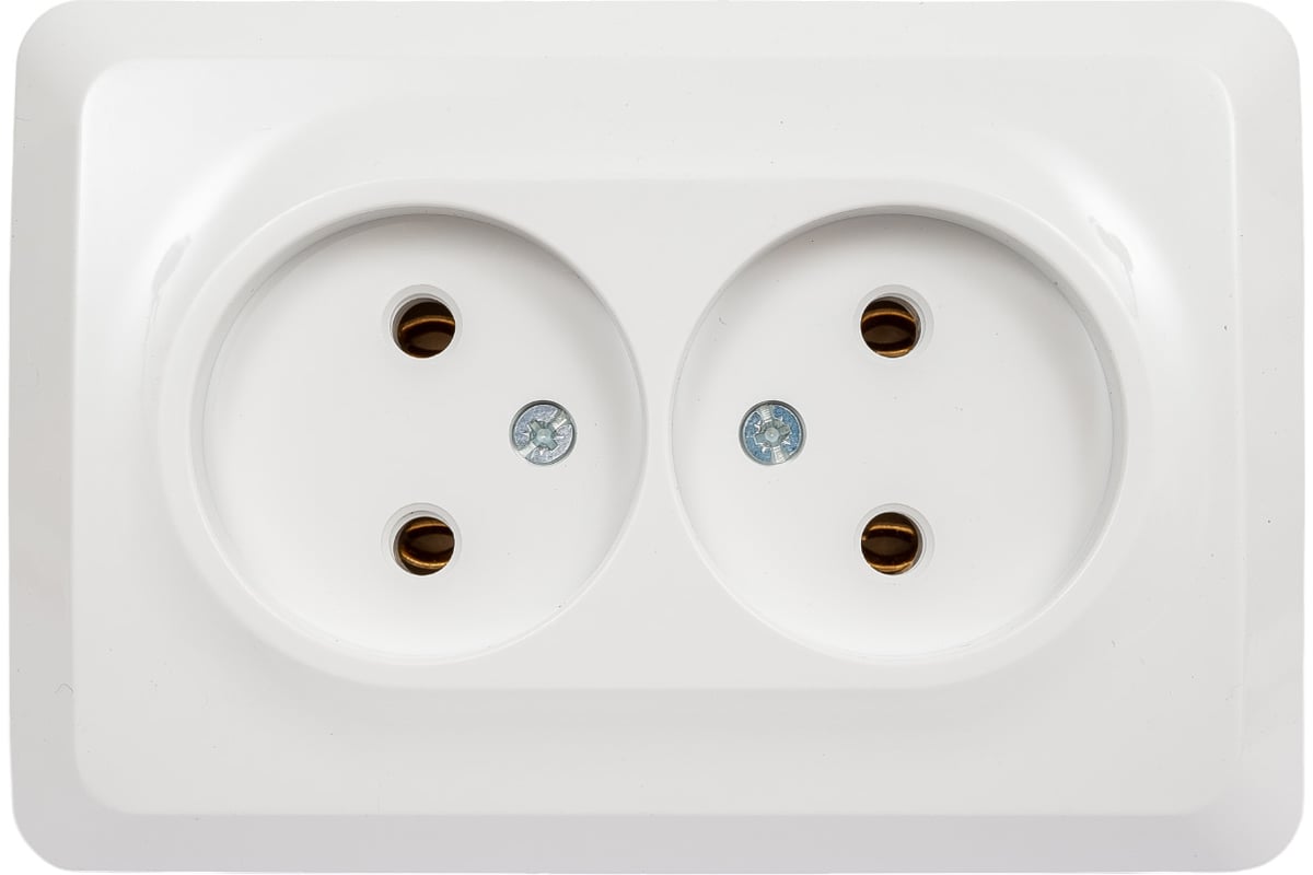 2-местная угловая розетка Systeme Electric открытой проводки Этюд 16А ...