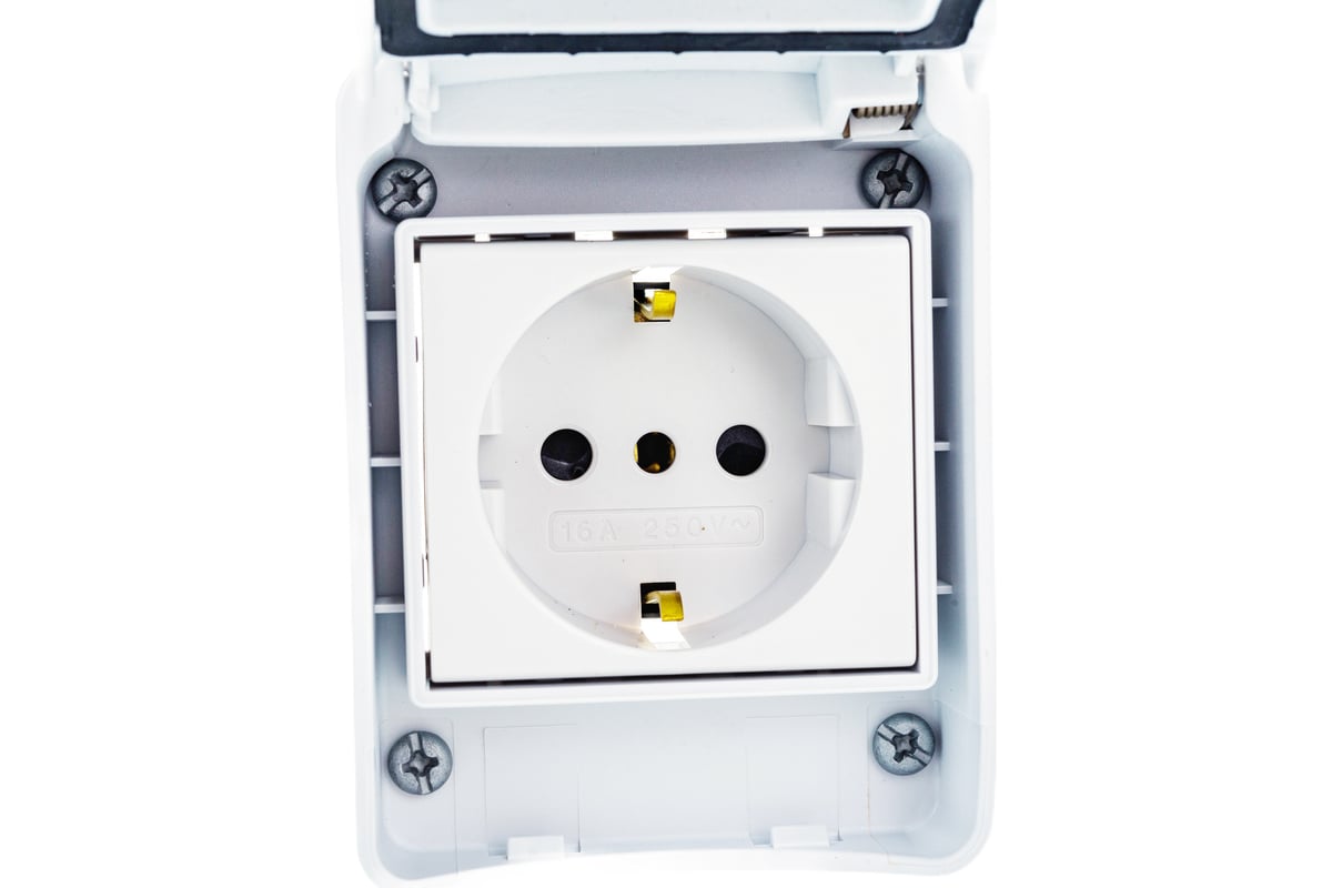 Бытовая розетка Systeme Electric 16А 220В 2P+T для Kedra IP65 81141 ...