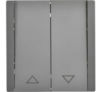 Выключатель жалюзи IEK FORTEPIANO 10А FP511 ст. FP-V15-0-10-1-K46