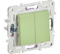 Выключатель IEK SKANDY 2-кл. перекр., 10А SK-V06M, мятный SK-V23-0-10-K06