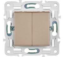 Выключатель IEK SKANDY 2-кл. перекр., 10А SK-V06Sa, песочный SK-V23-0-10-K98